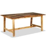 Table de salle à manger Bois de récupération massif 180 cm