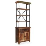 Buffet avec étagères Bois de récupération massif 65x30x180 cm
