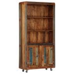 Buffet 90 x 35 x 183 cm Bois de récupération massif