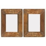 Cadres photo 2 pcs 23x28cm Bois de récupération solide et verre