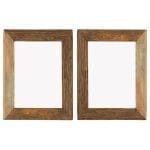 Cadres photo 2 pcs 34x40cm Bois de récupération solide et verre
