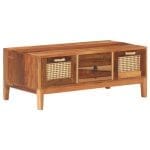 Table basse 100x50x40 cm Bois de récupération massif
