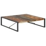 Table basse 140x140x40 cm Bois de récupération solide