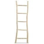 Porte-serviette avec 5 barreaux Teck 45 x 150 cm Naturel