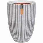 Capi Pot à fleurs Urban Tube élégant bas 55x73 cm ivoire PKIVT785