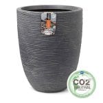Capi Pot à fleurs Waste Rib 46x58 cm Gris