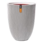 Capi Vase élégant Groove 46x58 cm Ivoire