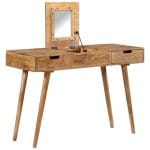 Coiffeuse 112x45x76 cm Bois de manguier solide