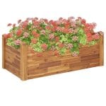 Lit surélevé de jardin 110x60x44 cm Bois massif d'acacia