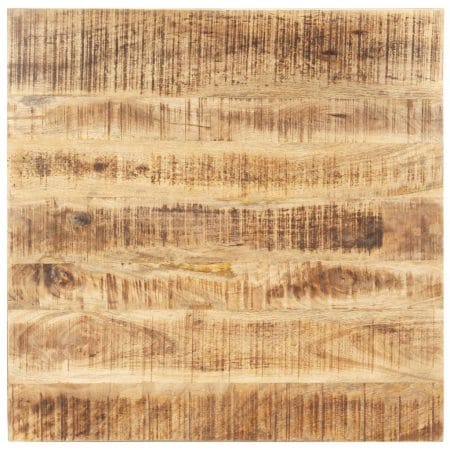 Dessus de table Bois de manguier solide 15-16 mm 80x80 cm