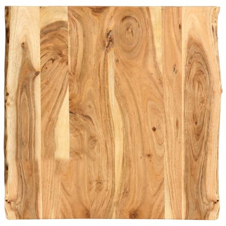 Dessus de table Bois d'acacia massif 58x(50-60)x2,5 cm