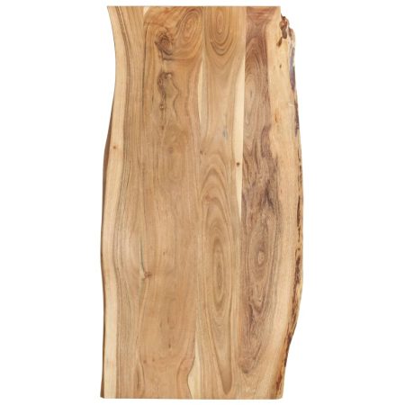 Dessus de table Bois d'acacia massif 118x(50-60)x2,5 cm