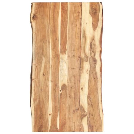 Dessus de table Bois d'acacia massif 118x(50-60)x3,8 cm