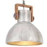 Lampe suspendue industrielle 25 W Argenté Rond 40 cm E27