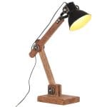 Lampe de bureau industrielle Noir Rond 58x18x90 cm E27