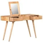 Coiffeuse avec miroir 112x45x76 cm Bois d'acacia massif