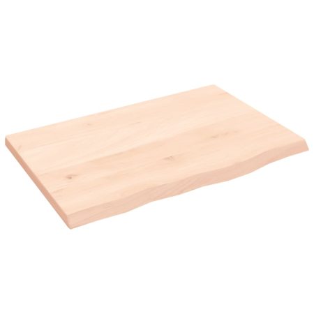 Étagère murale 60x40x2 cm bois de chêne massif non traité