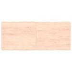 Dessus de table bois massif non traité bordure assortie