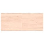 Dessus de table bois massif non traité bordure assortie