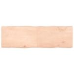 Dessus de table bois massif non traité bordure assortie