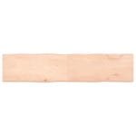 Dessus de table bois massif non traité bordure assortie