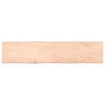 Dessus de table bois massif non traité bordure assortie
