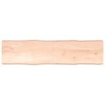Dessus de table bois massif non traité bordure assortie