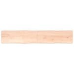Dessus de table bois massif non traité bordure assortie