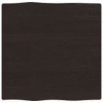 Dessus de table bois chêne massif traité bordure assortie