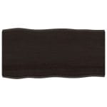 Dessus de table bois massif traité bordure assortie