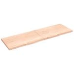 Dessus de table 200x60x(2-4) cm bois de chêne massif non traité