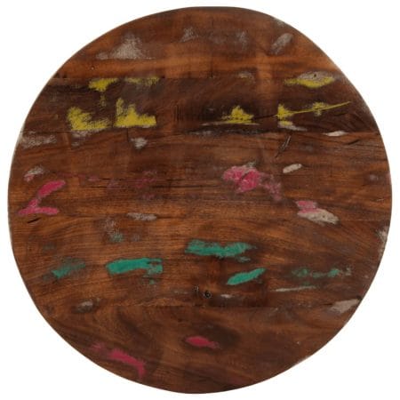 Dessus de table Ø 60x1,5 cm rond bois massif de récupération