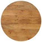 Dessus de table Ø 80x2,5 cm rond bois de manguier massif
