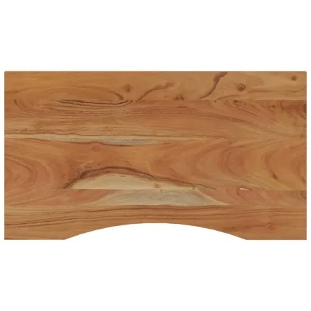 Dessus de bureau 90x50x2,5cm rectangulaire bois massif d'acacia