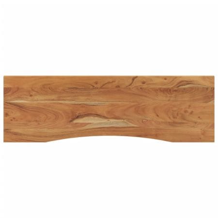 Dessus de bureau 140x50x2,5 cm rectangulaire bois massif acacia