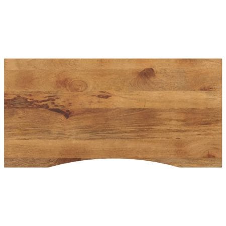 Dessus de bureau avec courbe 110x60x2,5 cm manguier massif brut