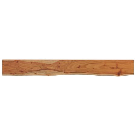 Étagère murale rectangulaire massif acacia bordure assortie