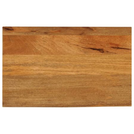 Dessus de table à bord vivant 50x30x2,5 cm bois massif manguier