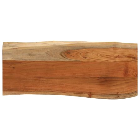 Dessus de table 80x40x3,8 cm rectangulaire bois massif acacia