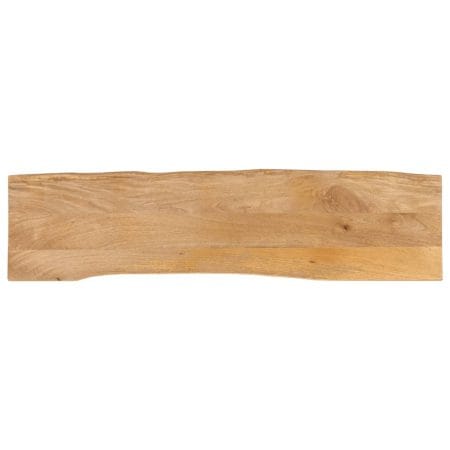 Dessus de table 180x40x3,8 cm bord vivant bois massif manguier