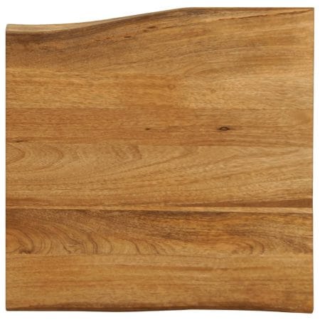 Dessus de table 40x40x3,8 cm bord vivant bois massif manguier