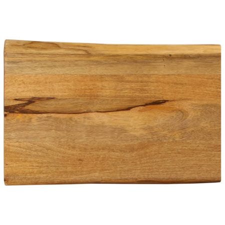 Dessus de table 50x40x3,8 cm bord vivant bois massif manguier