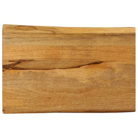 Dessus de table 70x40x3,8 cm bord vivant bois massif manguier