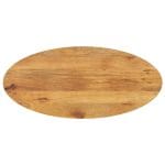 Dessus de table 100x40x2,5 cm ovale bois massif de manguier