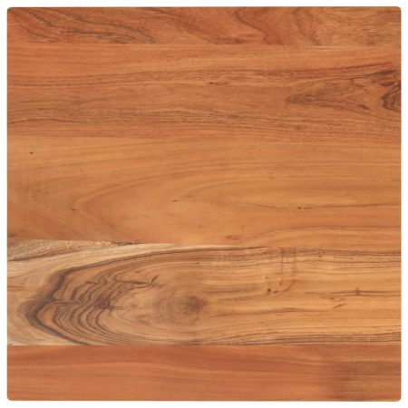 Dessus de table 50x50x2,5 cm carré bois massif d'acacia