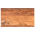 Dessus de table 120x60x2,5cm rectangulaire bois massif d'acacia