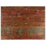 Dessus de table 90x60x3,8 cm rectangulaire bois massif récupéré