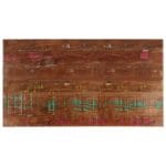 Dessus de table 110x70x3,8cm rectangulaire bois massif récupéré