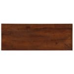 Dessus de table 70x20x2,5 cm rectangulaire bois massif récupéré