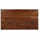 Dessus de table 110x50x2,5cm rectangulaire bois massif récupéré